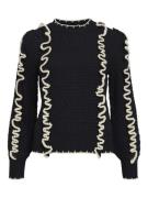 Object Pullover Yaa Zwart dames