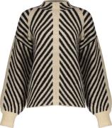 Geisha Pullover stripes Bruin dames