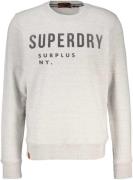 Superdry surplus graphic crew Grijs heren