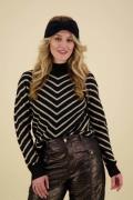 Bickley + Mitchell Hoofdband Beanie Zwart dames