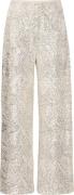 Ichi Pantalon Fauca Grijs dames