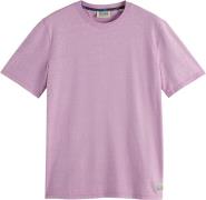 Scotch & Soda T-shirt Melange Roze heren