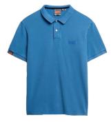 Superdry Polo Kobalt heren