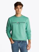 Tommy Hilfiger Sweater Tommy Logo Groen heren