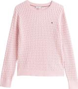 Tommy Hilfiger Sweater Cable Roze dames