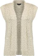 Bloomings Gilet Metallic Beige dames