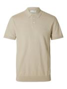 Selected Homme Polo Berg Beige heren