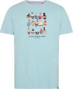 A Fish Named Fred T-shirt Vase Blauw heren