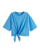 Scotch & Soda Top Knotted Blauw dames