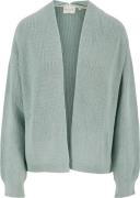 Zusss Vest rib Blauw dames