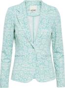 Ichi Blazer Kate Print Blauw dames