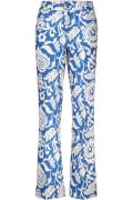 Geisha Pantalon Printed Blauw dames