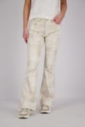 Para Mi Jeans Jade Coting Print Beige dames
