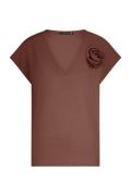 Label Dot Top Mila Rood dames