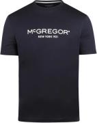 McGregor T-shirt Blauw heren
