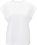 Yaya Sleeveless top with rib detail Wit dames