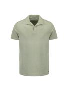 No Excess Polo Revers Solid Terry Knit Grijs heren