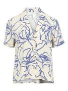Object Top Sanne AOP Beige dames