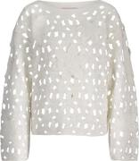 Studio Anneloes Pullover Amarey Flower  Wit dames