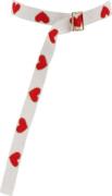 Zusss Riem van kraal design hart Rood dames