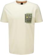 Boss Orange T-shirt Container Geel heren