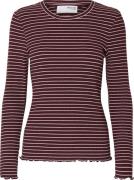 Selected Femme Top Fanna Bordeaux dames