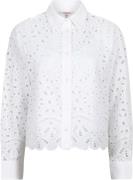 Esqualo Blouse Broidery Anglaise Wit dames