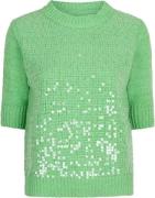 Esqualo Sweater Sequins Groen dames