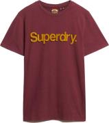 Superdry T-shirt  Bordeaux Rood heren