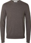 Selected Homme Trui Berg Crew Neck Beige heren