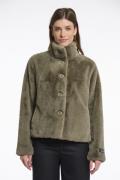 Rino & Pelle Teddy Jas Vie Groen dames