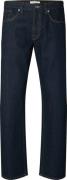 Selected Homme Jeans Ben Kori Straight Fit Jeans donker heren