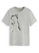 Scotch & Soda T-shirt Artwork Grijs dames
