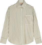 Josh V Blouse Lexx Streep Oversized Beige dames