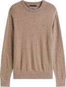 Tommy Hilfiger Gebreide Trui Pima Taupe heren