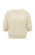 Yaya Fijngebreide sweater Bruin dames