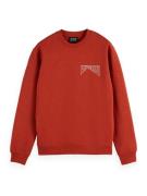 Scotch & Soda Sweater Logo Rood heren
