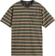 Scotch & Soda T-shirt Yarn Dye  Army heren