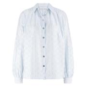 Nukus Blouse Fenne  Hemelsblauw dames