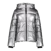 Geisha Jas Metallic Kort Grijs dames