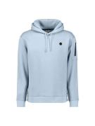No Excess Sweater Hooded Brushed Blauw heren
