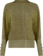 Bloomings Trui glitter Groen dames