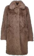 Bomboogie Jas Eco Fur Bruin dames
