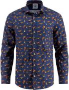 A Fish Named Fred Overhemd Seagull Navy heren