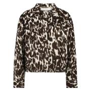 Nukus Blouse Newport  Bruin dames