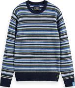Scotch & Soda Trui Striped Indigo heren