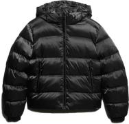 Superdry Puffer Jas Luxe Sports Zwart dames