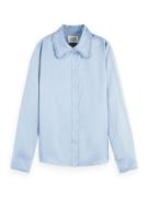 Scotch & Soda Blouse with ruffle Jeans dames
