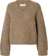 Selected Femme Trui Anjuli Bruin dames