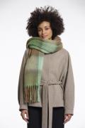 Rino & Pelle Sjaal Checkered Groen dames